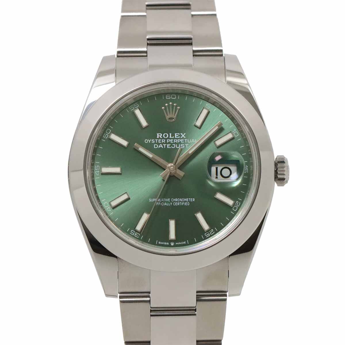 Datejust 41 Automatic 126300 Serial Random Mint Green Dial
