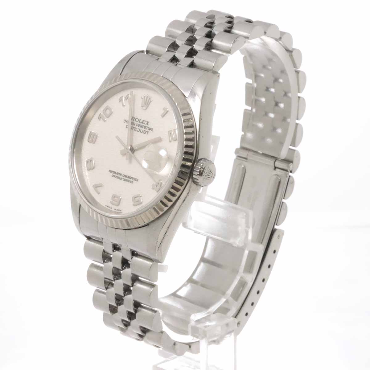 Datejust 16234 Serial T K18WG Date Cream Dial Ladies Watch
