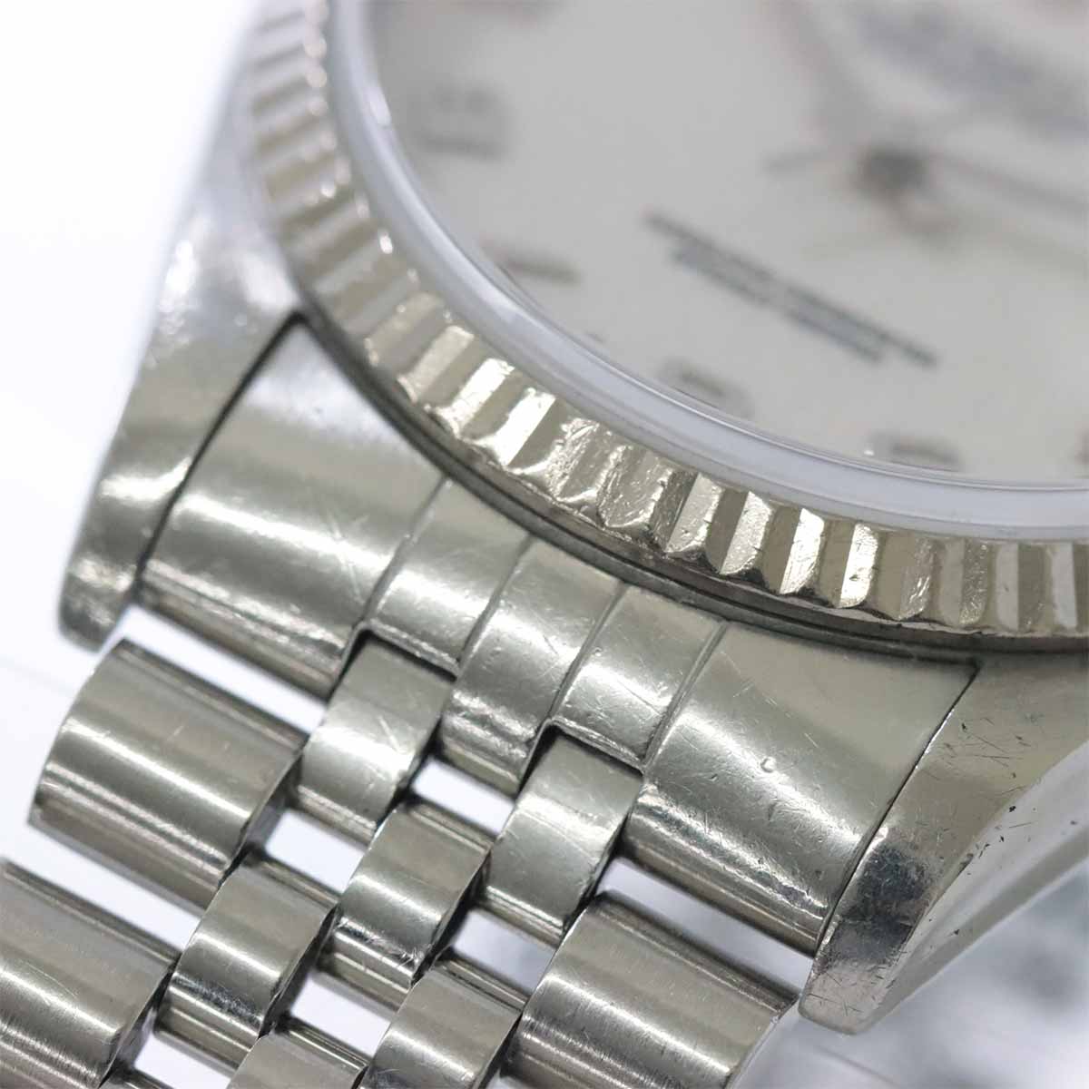 Datejust 16234 Serial T K18WG Date Cream Dial Ladies Watch