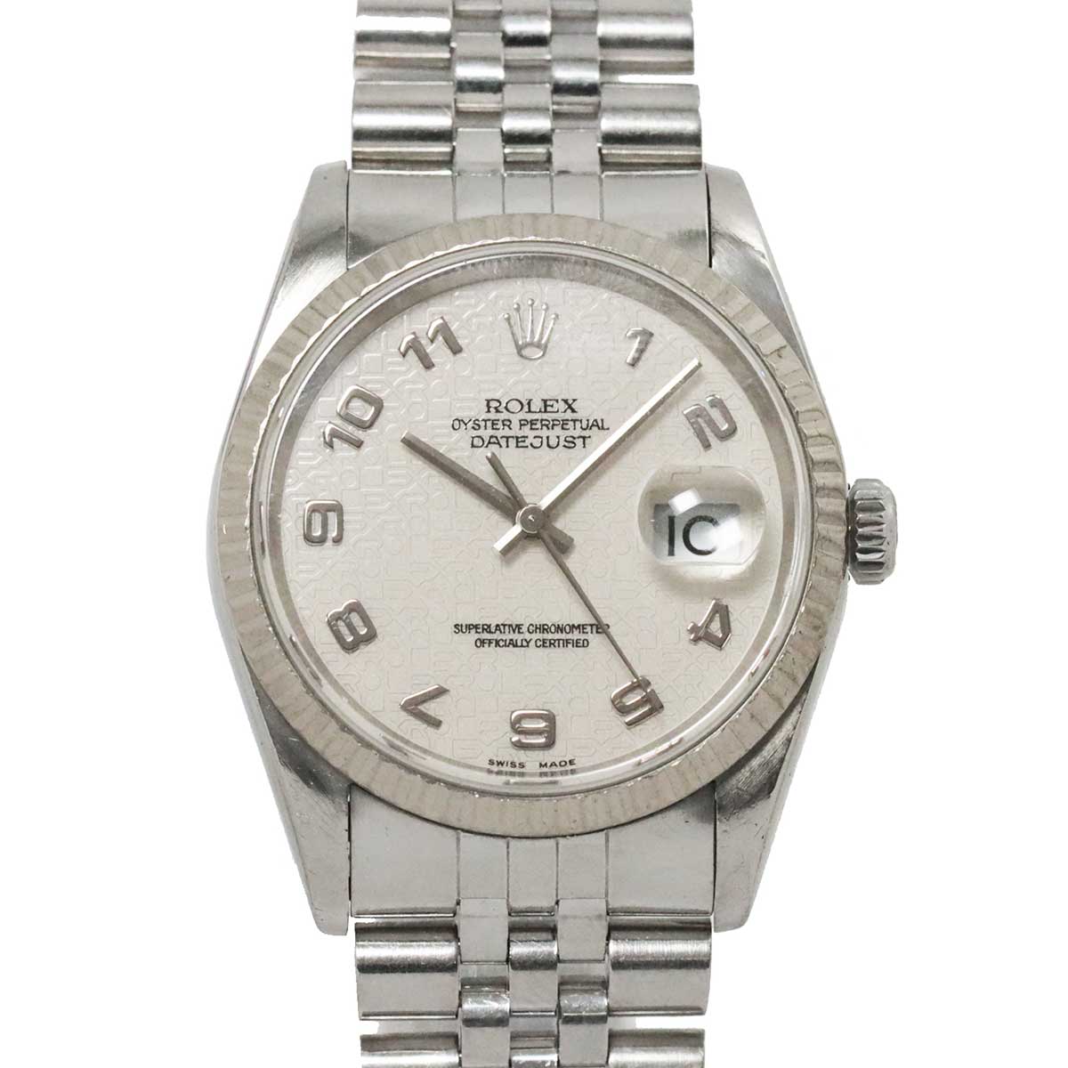 Datejust 16234 Serial T K18WG Date Cream Dial Ladies Watch