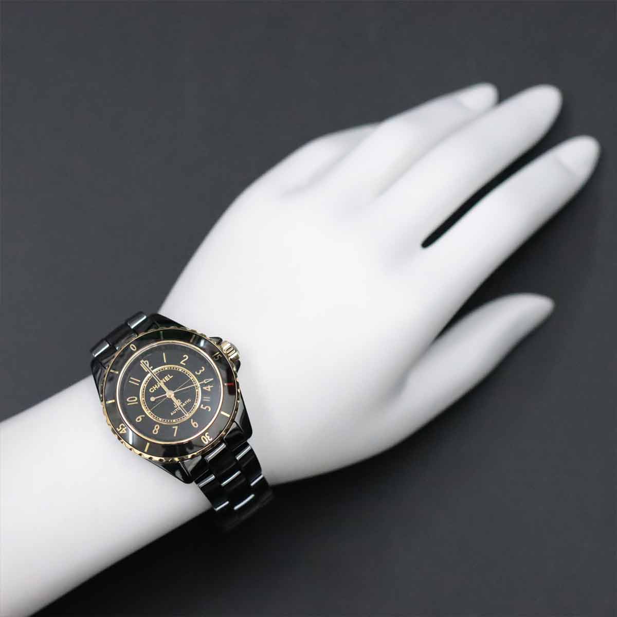 H9541 Automatic YG Black Dial Mens Watch