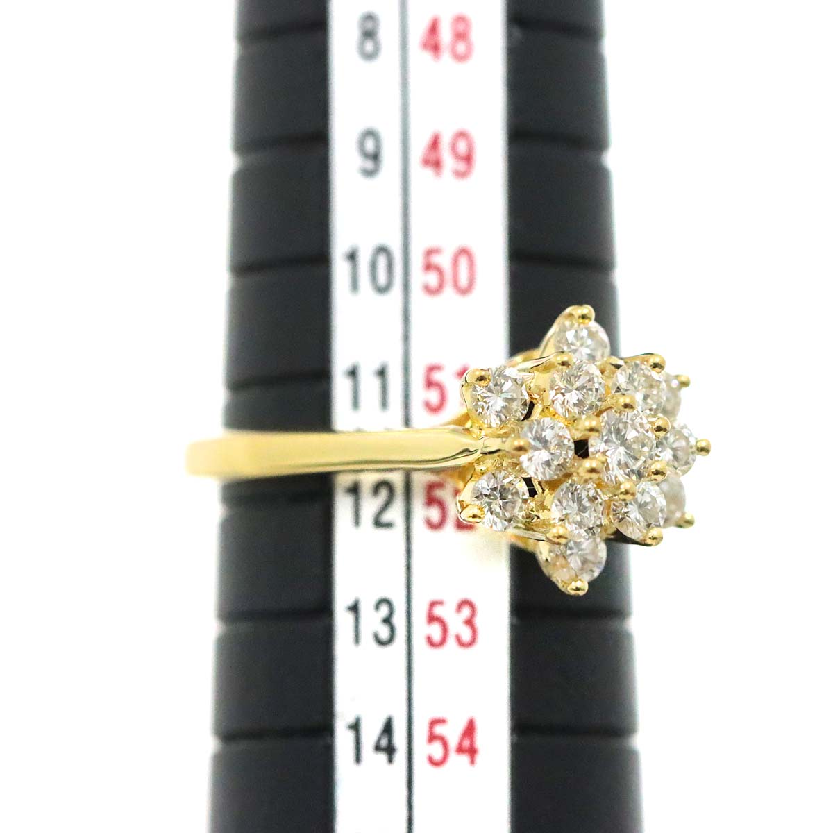 TIFFANY Co. Diamond 18K Yellow Gold 750 size6(US)