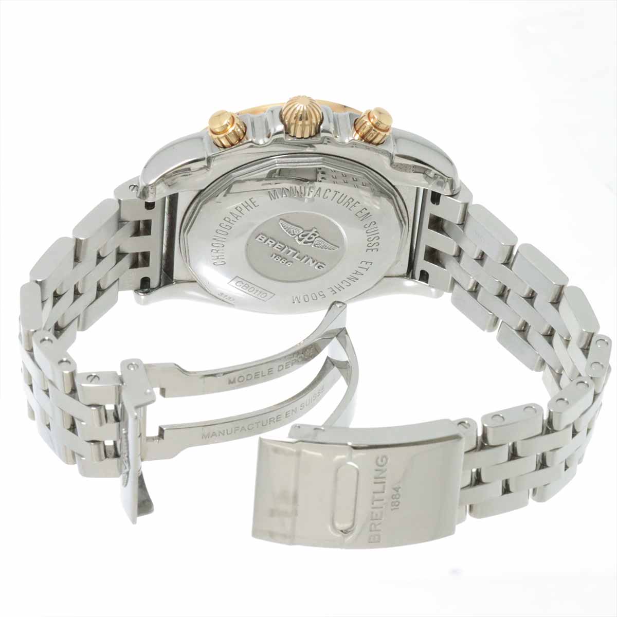 Chronomat 44 CB0110 Chronograph Automatic Black Gold Dial