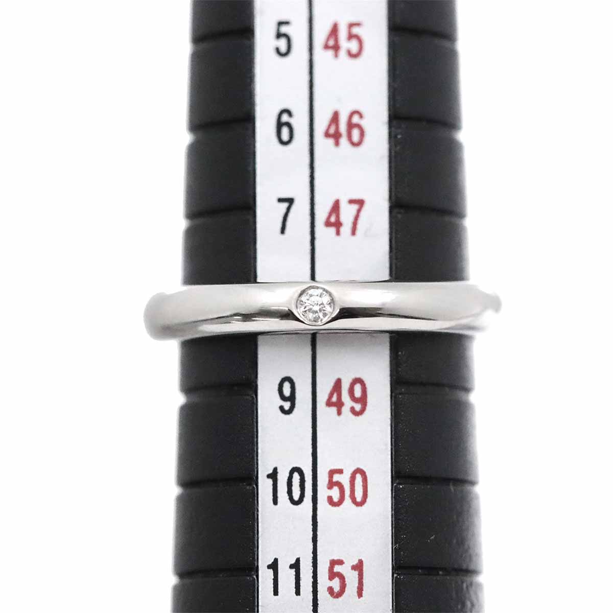 Stacking Band Ring Diamond 1P Platinum Size4.5(US)