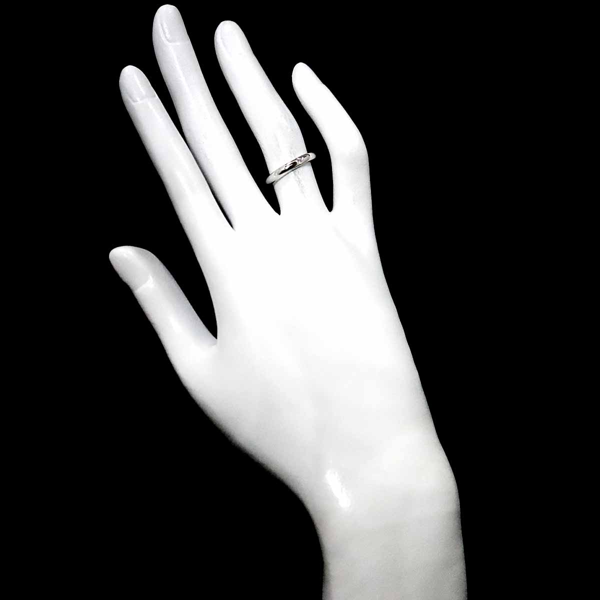 Stacking Band Ring Diamond 1P Platinum Size4.5(US)