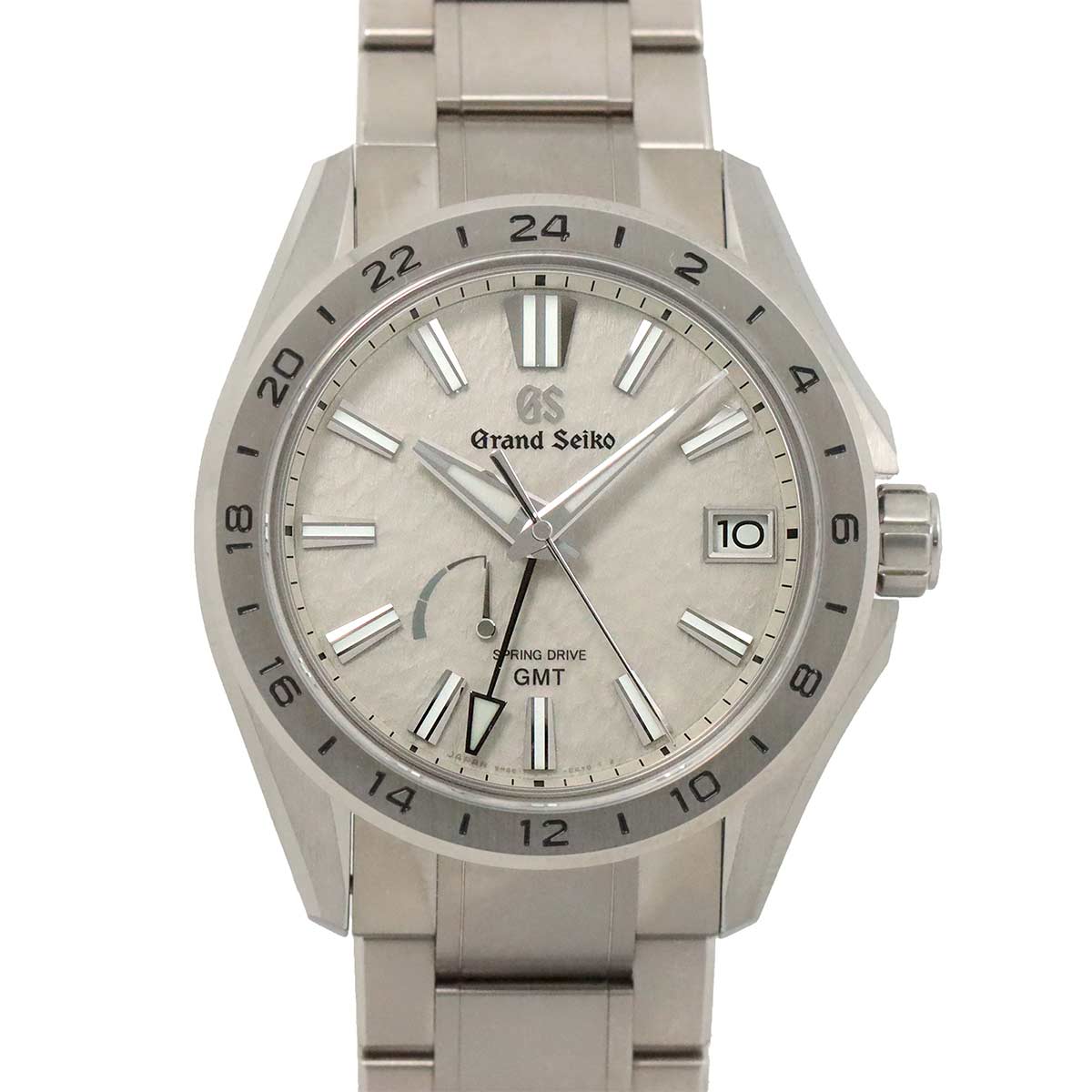 Evolution 9 Spring drive SBGE285 Date GMT Silver Dial