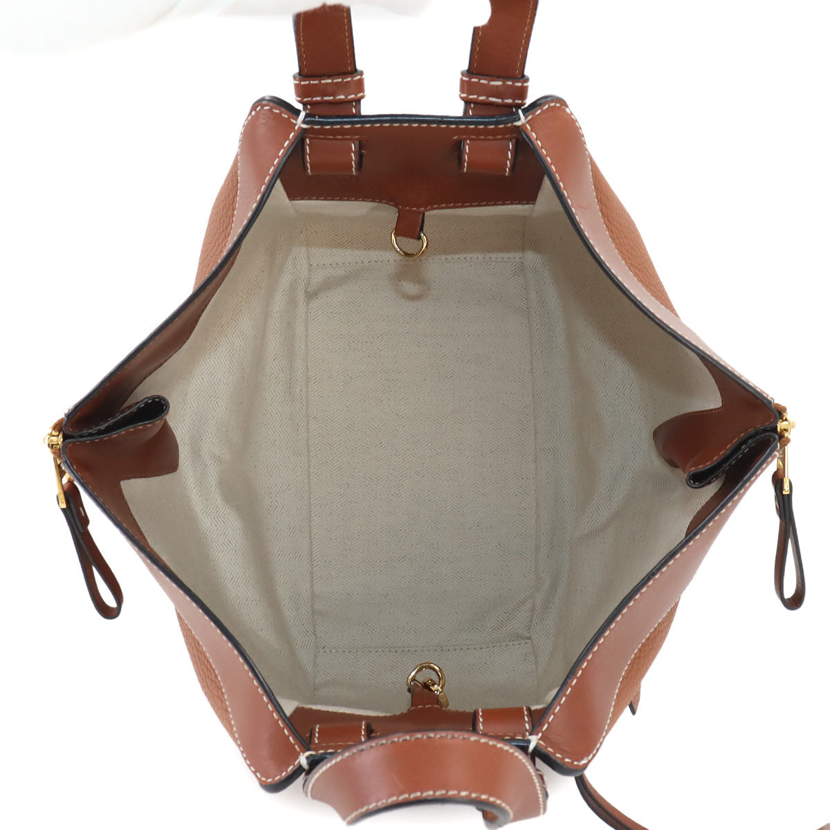 Hammock Small 2way Hand Shoulder Bag Leather Tan Brown