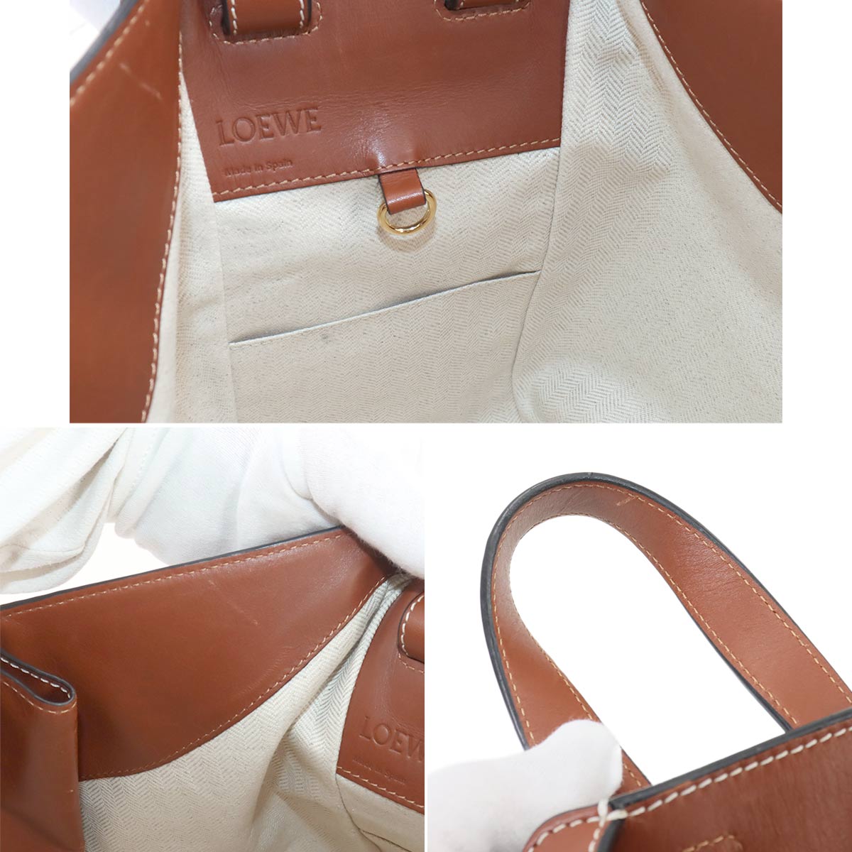 Hammock Small 2way Hand Shoulder Bag Leather Tan Brown