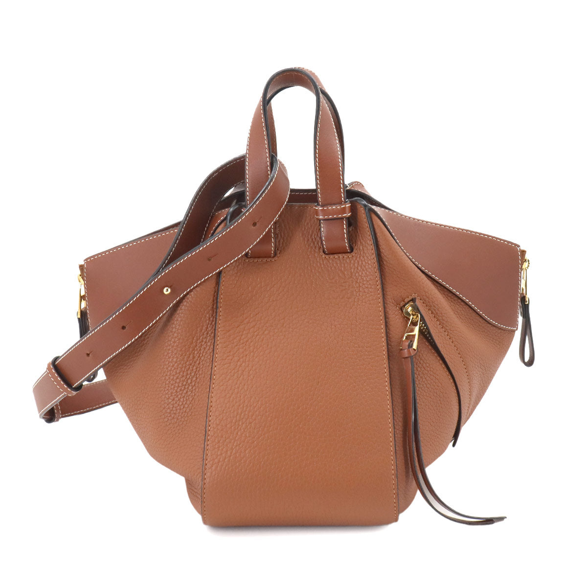 Hammock Small 2way Hand Shoulder Bag Leather Tan Brown