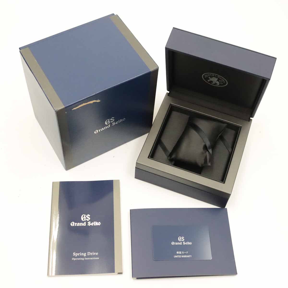 GS Evolution 9 Spring drive SBGE285 Date GMT Silver Dial