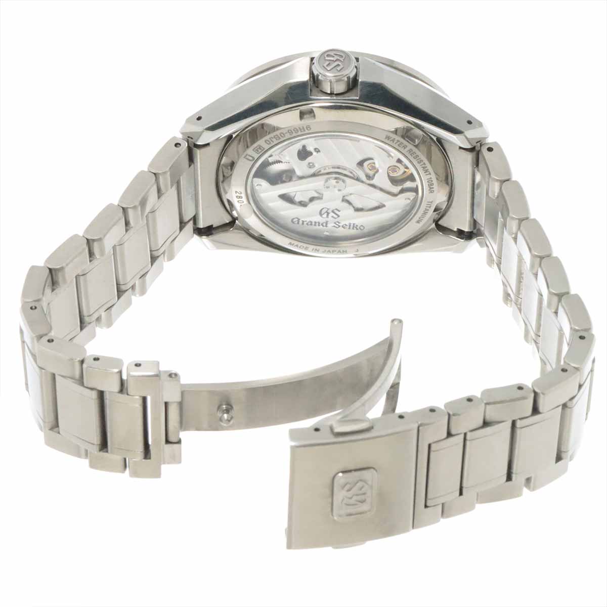 GS Evolution 9 Spring drive SBGE285 Date GMT Silver Dial