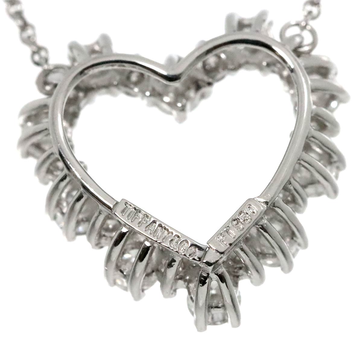 THeart Diamond Necklace Platinum