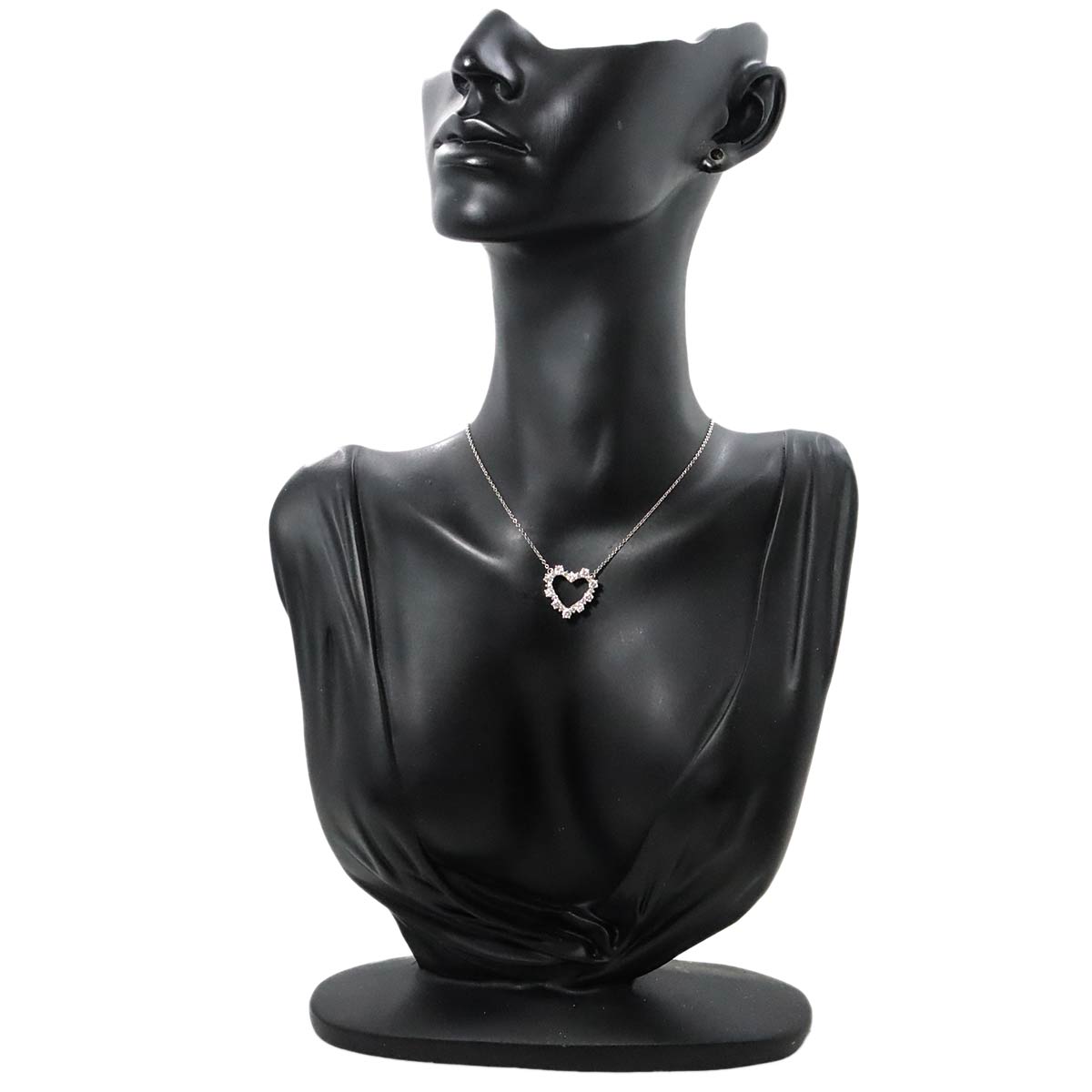 THeart Diamond Necklace Platinum