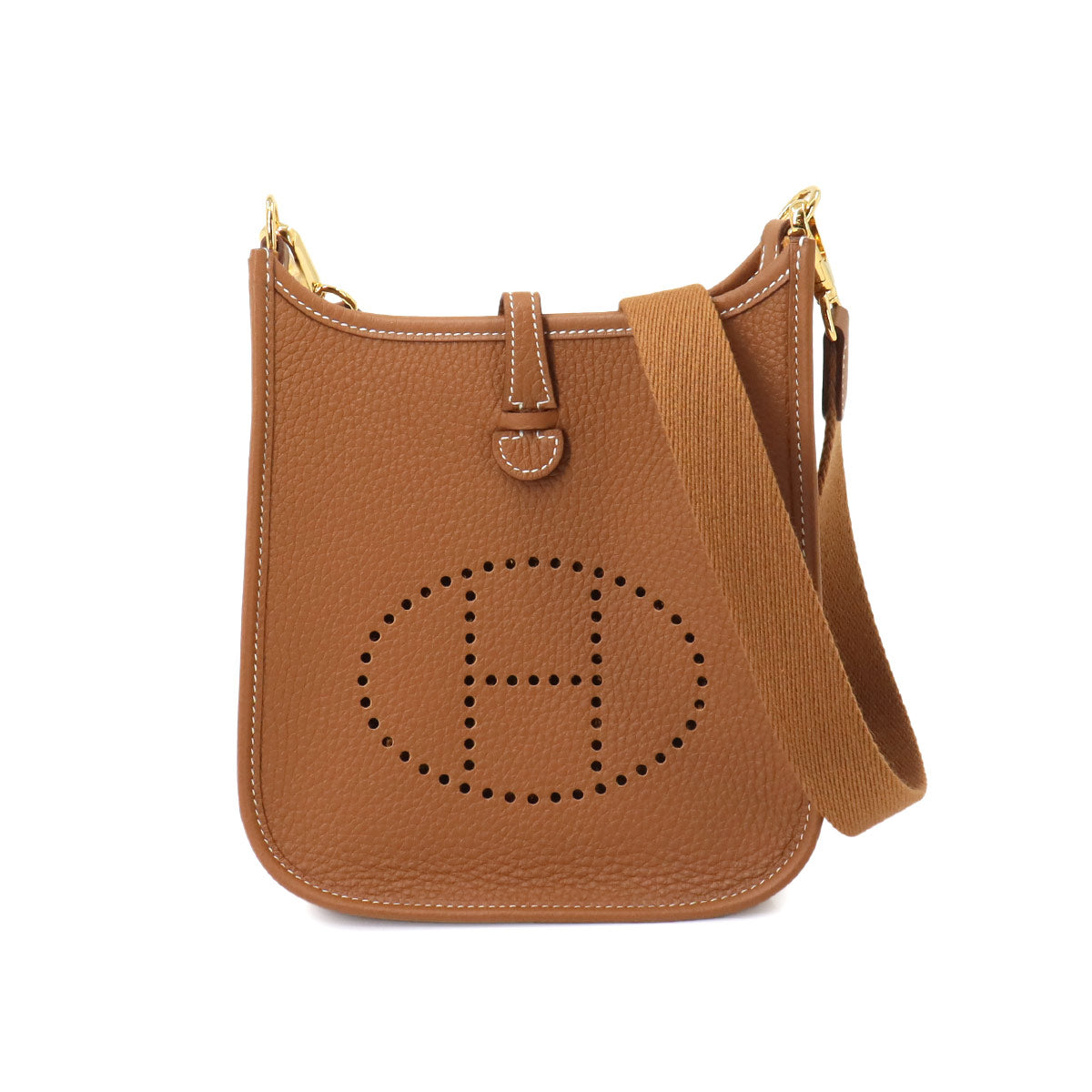Everlyne Amazone TPM Shoulder Bag Taurillon Clemence Gold 90247626
