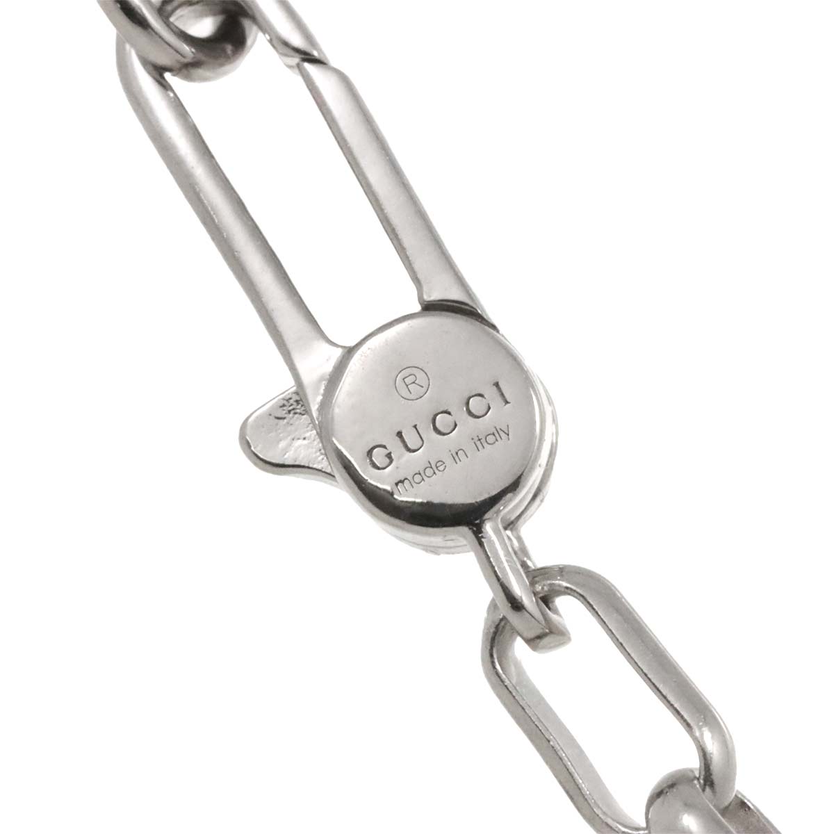 GUCCI Interlocking Necklace SV Silver 925