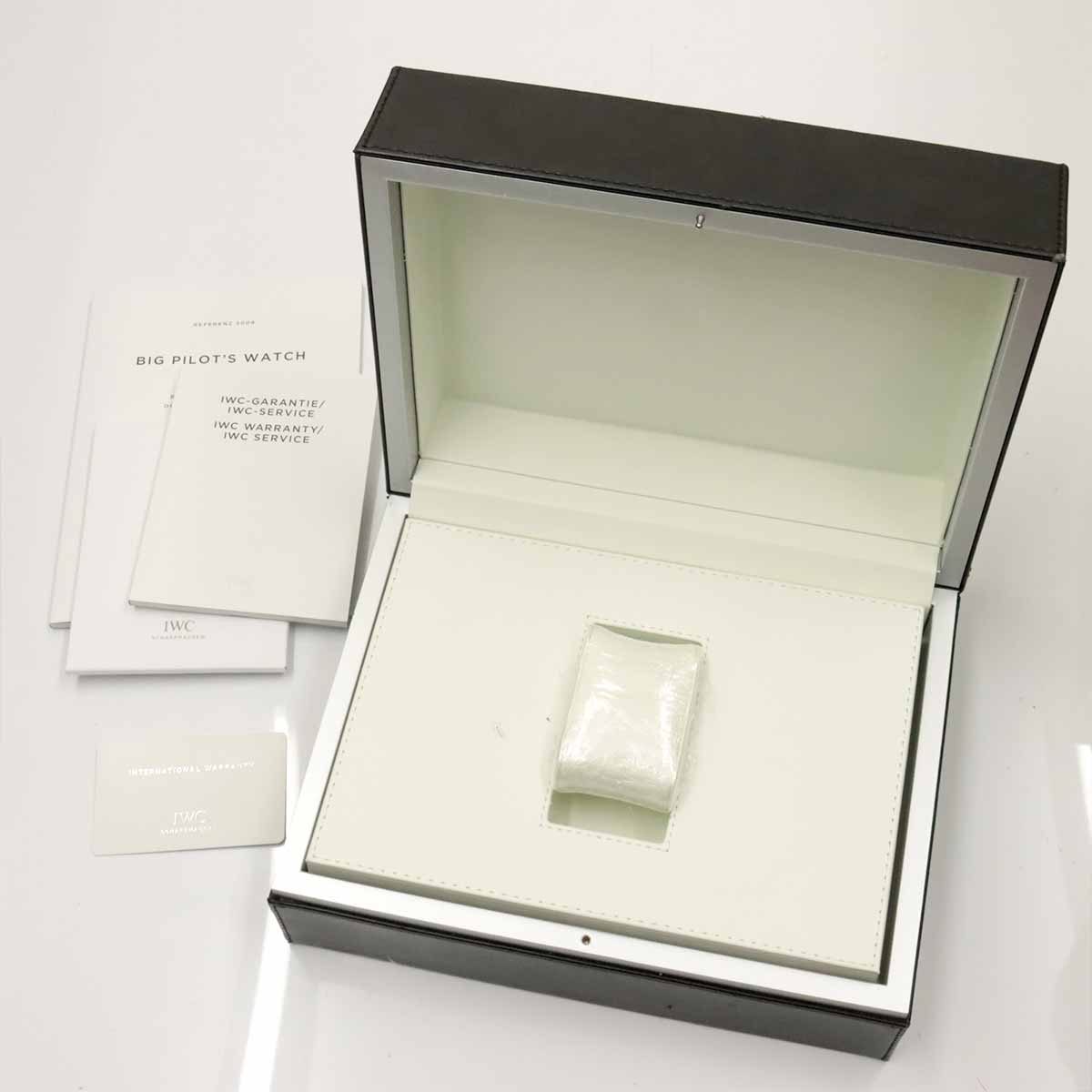 Big Pilot Watch Top Gun IW502001 Automatic Black Dial Mens Watch