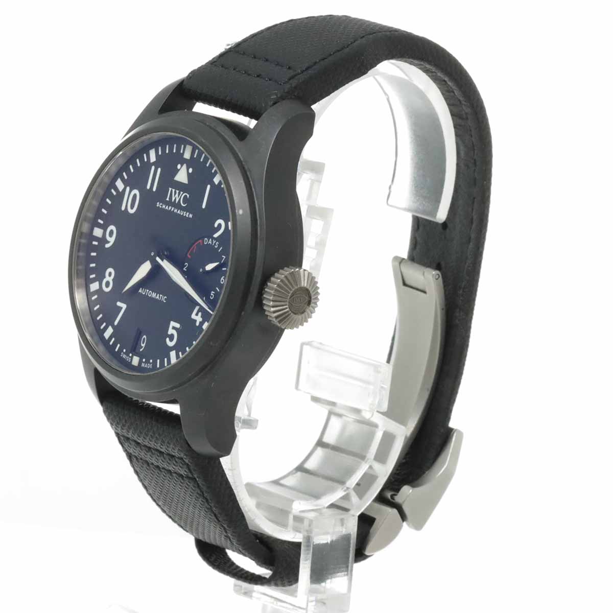 Big Pilot Watch Top Gun IW502001 Automatic Black Dial Mens Watch