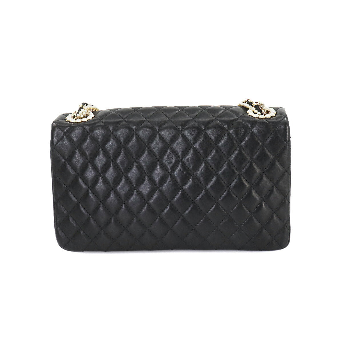 Matelasse Westminster Pearl motif Chain Shoulder Bag A39011