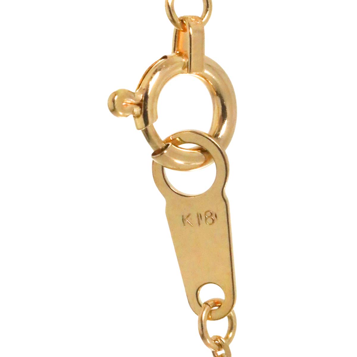 Vendome Aoyama Diamond 0.10ct Necklace 18K Yellow Gold 750