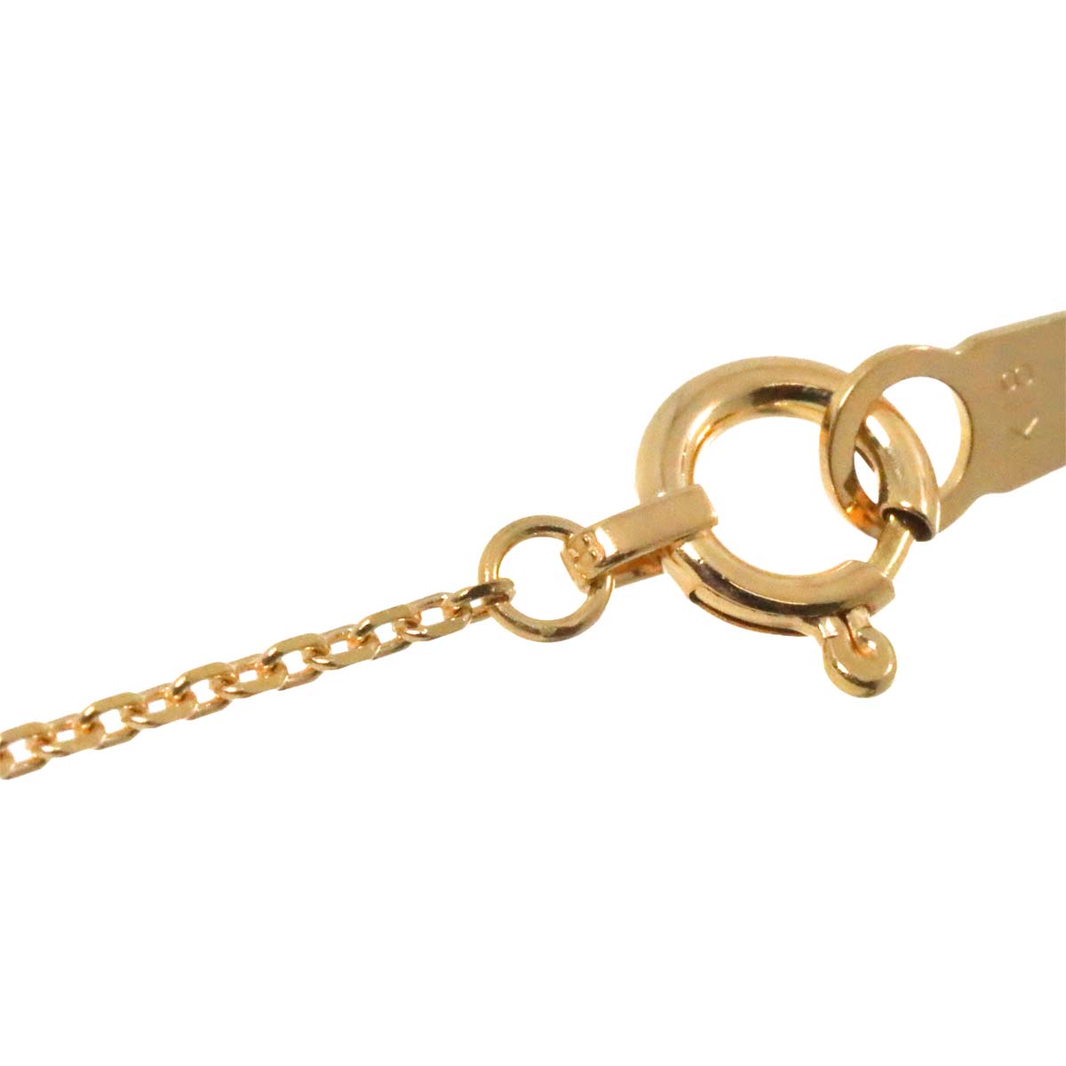 Vendome Aoyama Diamond 0.10ct Necklace 18K Yellow Gold 750