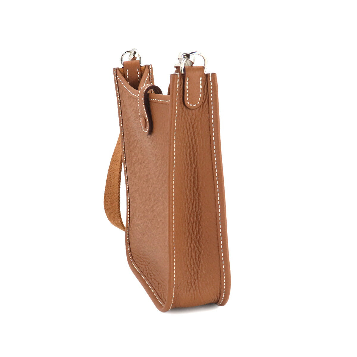 Evelyne Amazon TPM Shoulder Bag Taurillon Clemence Gold Purse 90249934