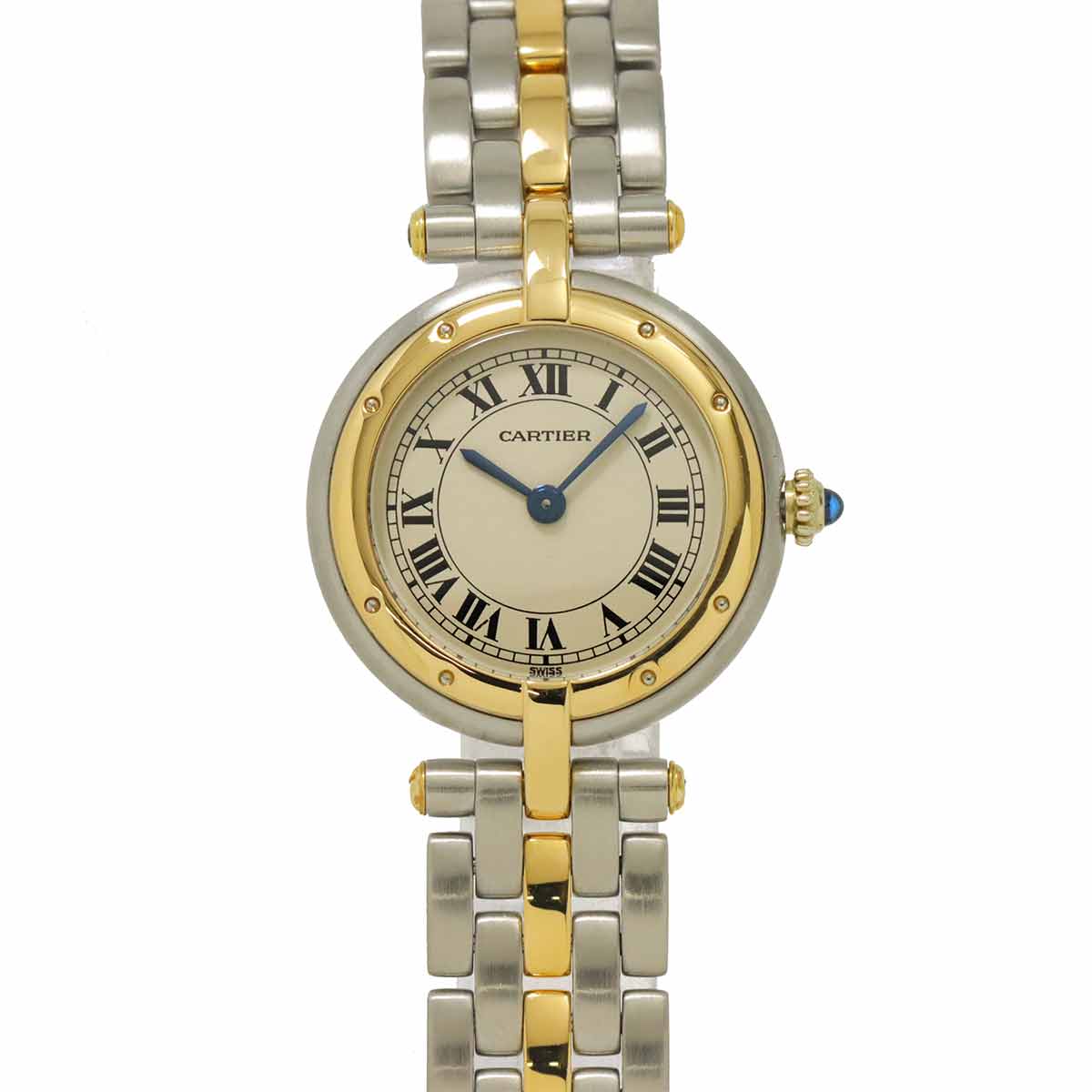 Panthere Vendome One Row SM YG Quartz Cream Dial Ladies