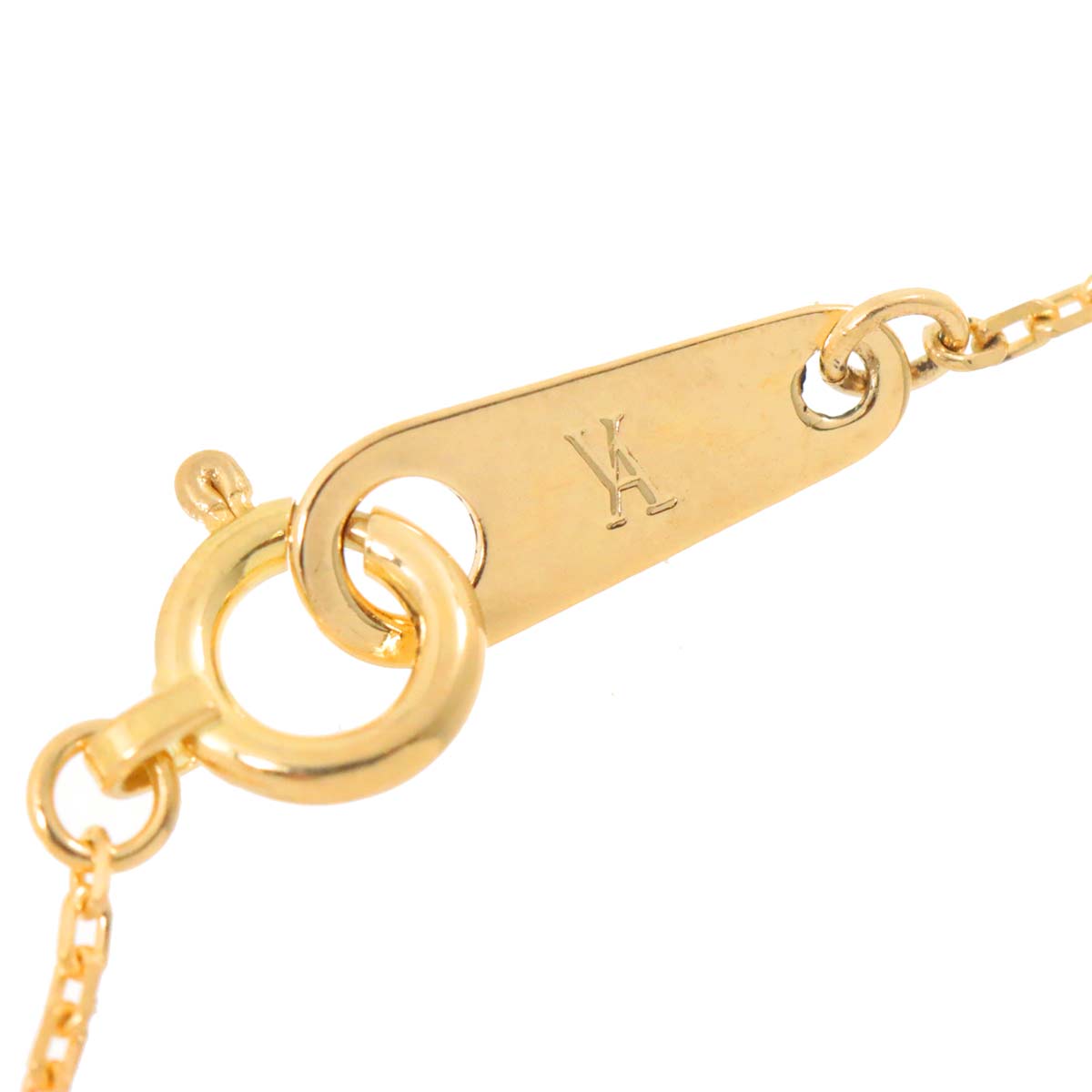 Vendome Aoyama Diamond 0.14ct Necklace 18K Yellow Gold 750