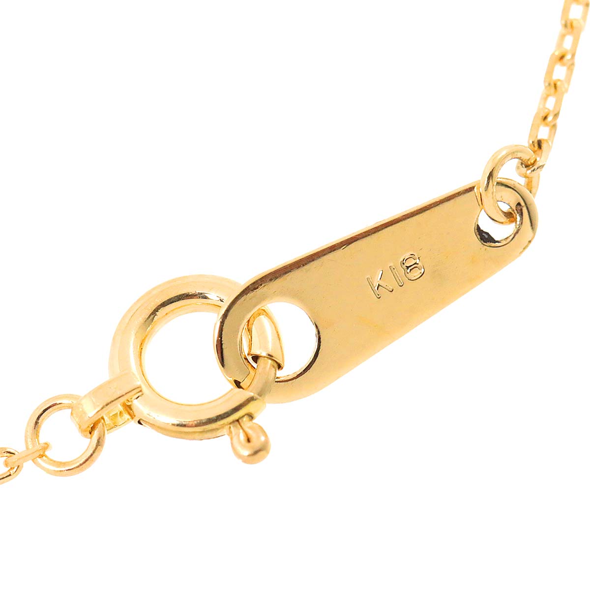 Vendome Aoyama Diamond 0.14ct Necklace 18K Yellow Gold 750