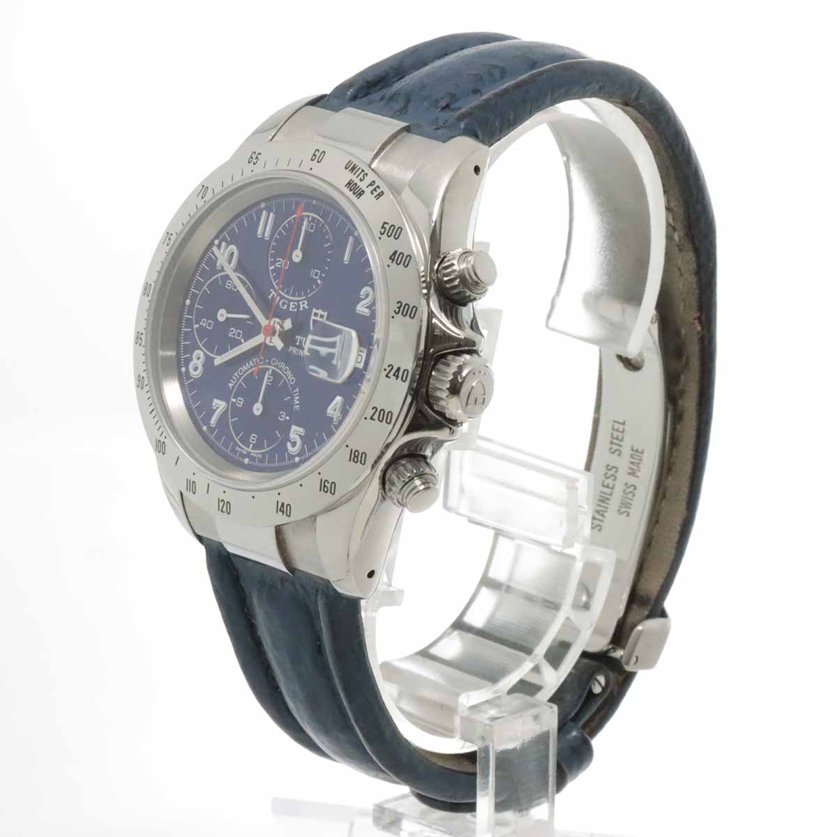 Chrono Time Tiger 79280P Chronograph Date Automatic Blue Dial