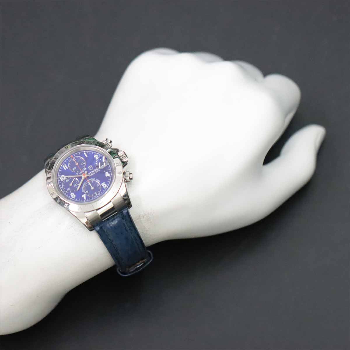 Chrono Time Tiger 79280P Chronograph Date Automatic Blue Dial