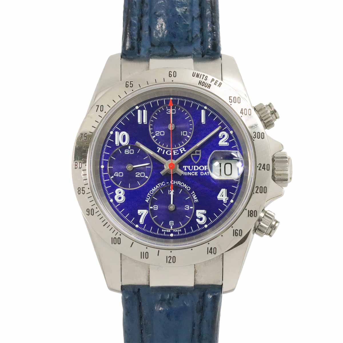 Chrono Time Tiger 79280P Chronograph Date Automatic Blue Dial