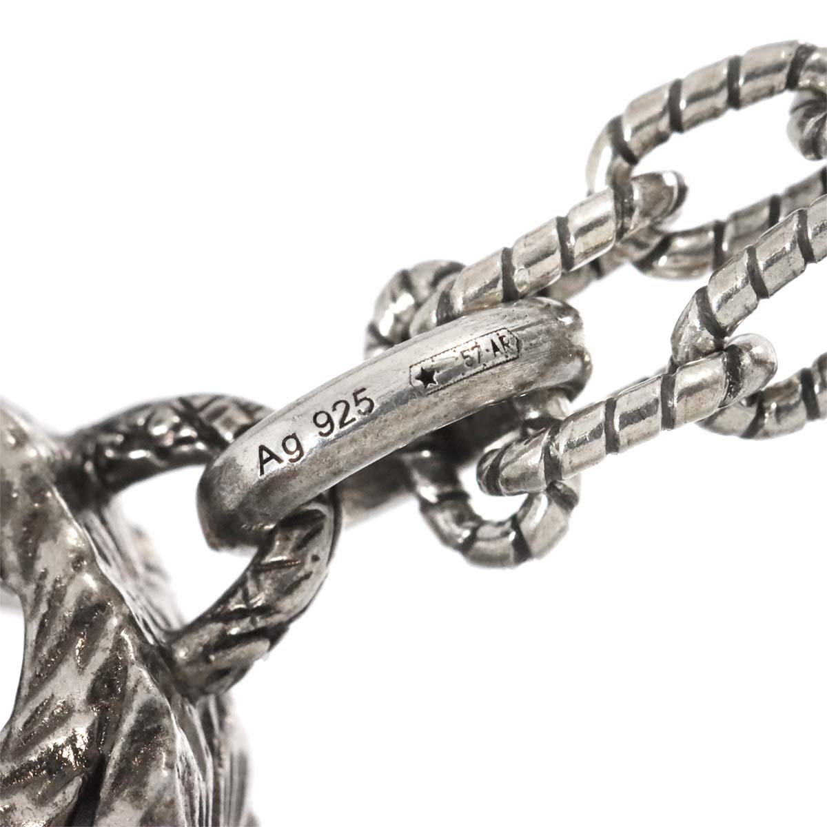 GUCCI Interlocking Necklace SV Silver 925