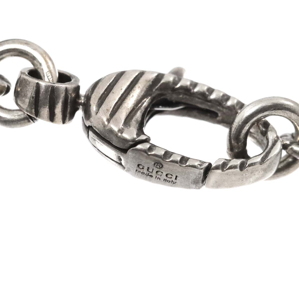 GUCCI Interlocking Necklace SV Silver 925