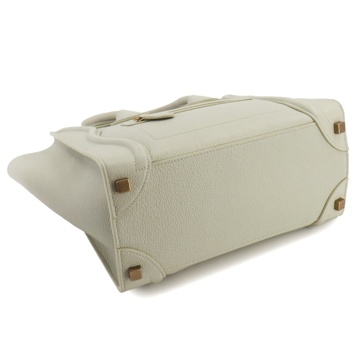 Luggage Micro Shopper Hand Bag Leather Light green 189793