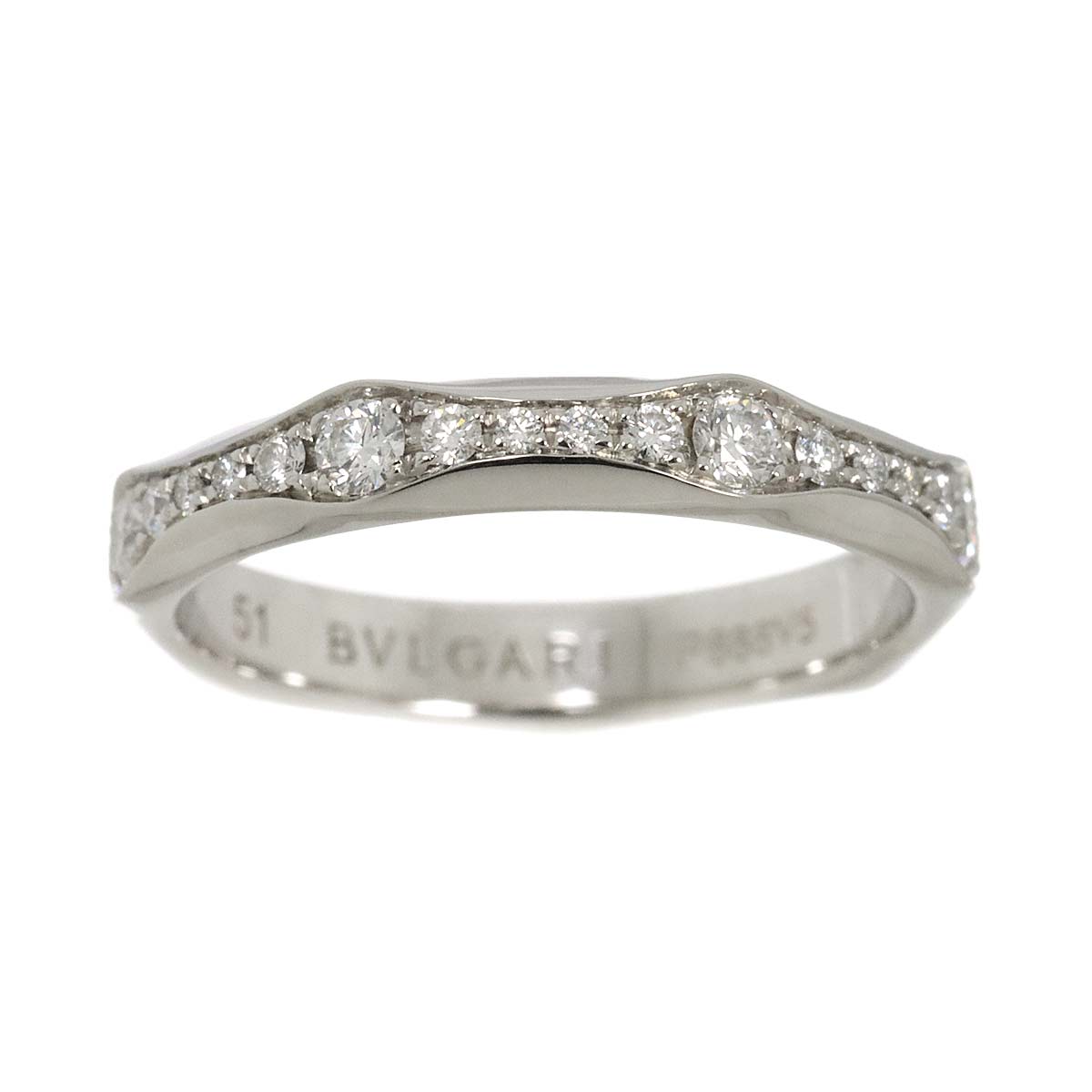 Infinito Full Diamond Ring Platinum size51 5.5-5.75(US)