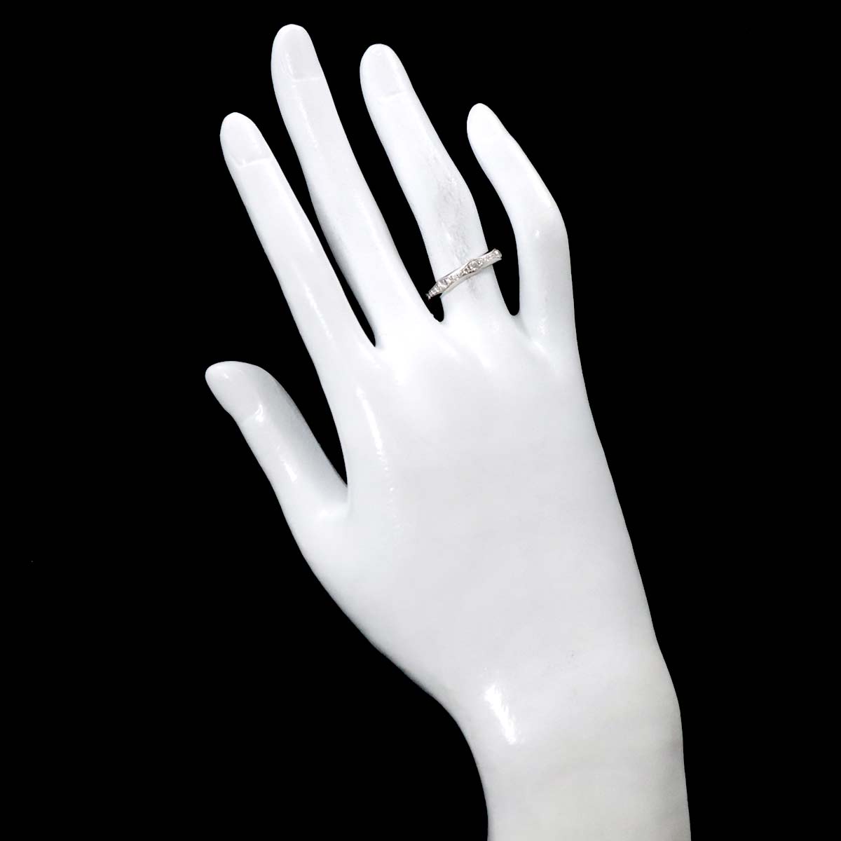 Infinito Full Diamond Ring Platinum size51 5.5-5.75(US)