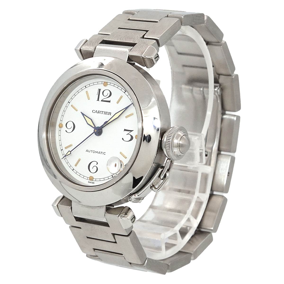 Pasha C W31015M7 Date Automatic White Dial Boys Wrist Watch