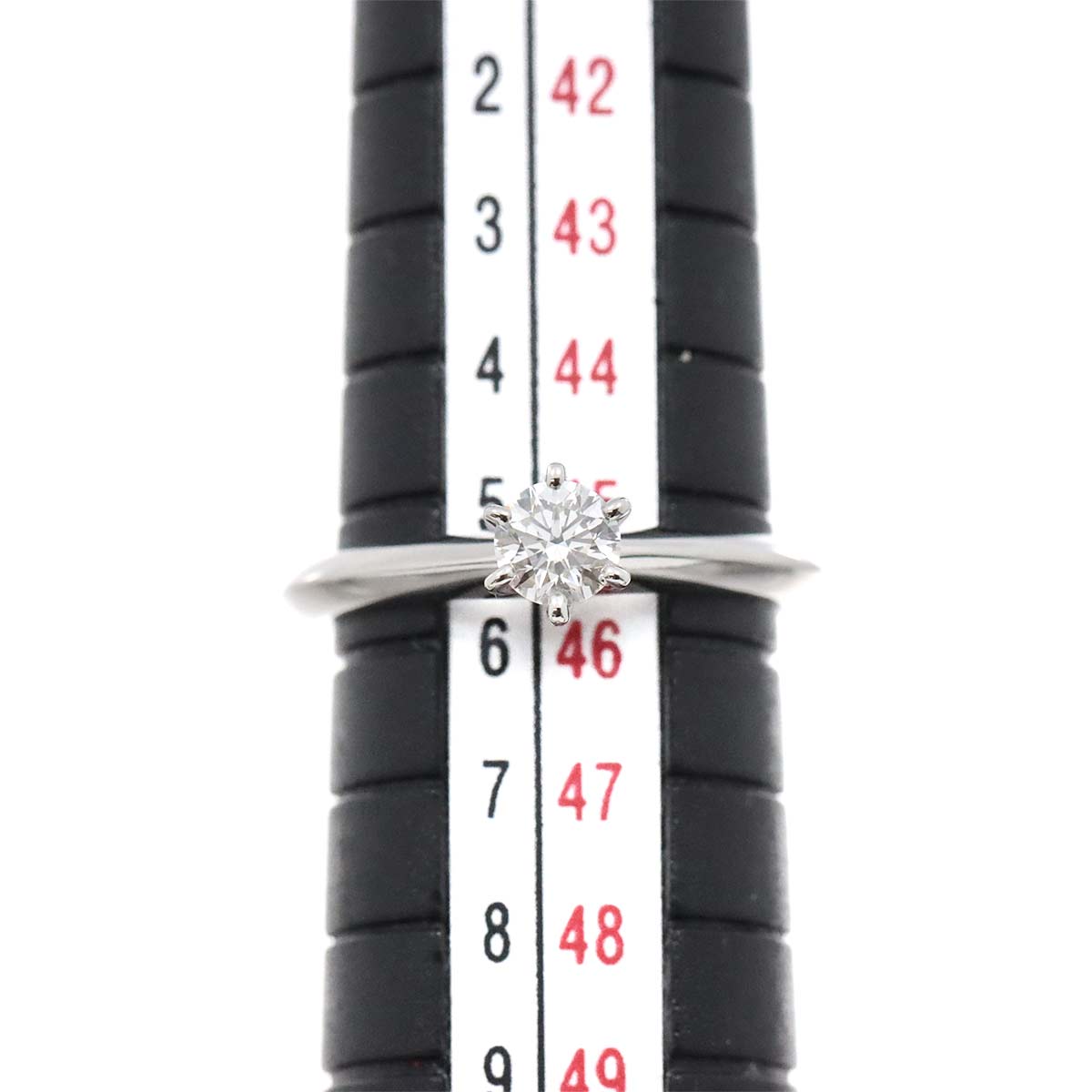 Diamond 0.23ct I/VS1/3EX Ring Platinum Size3.25-3.75(US)