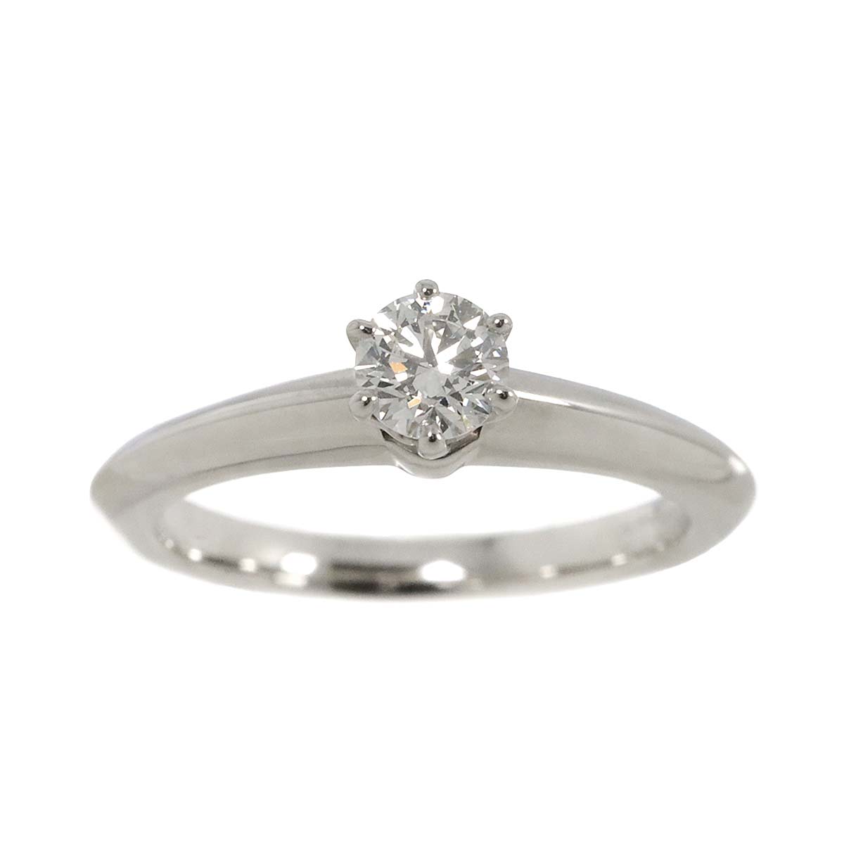 Diamond 0.28ct G/VS1/3EX Ring Platinum Size3.75-4(US)