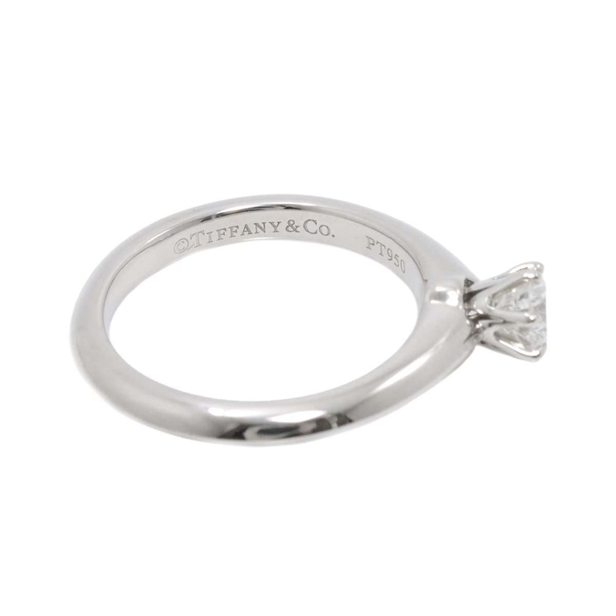 Diamond 0.28ct G/VS1/3EX Ring Platinum Size3.75-4(US)