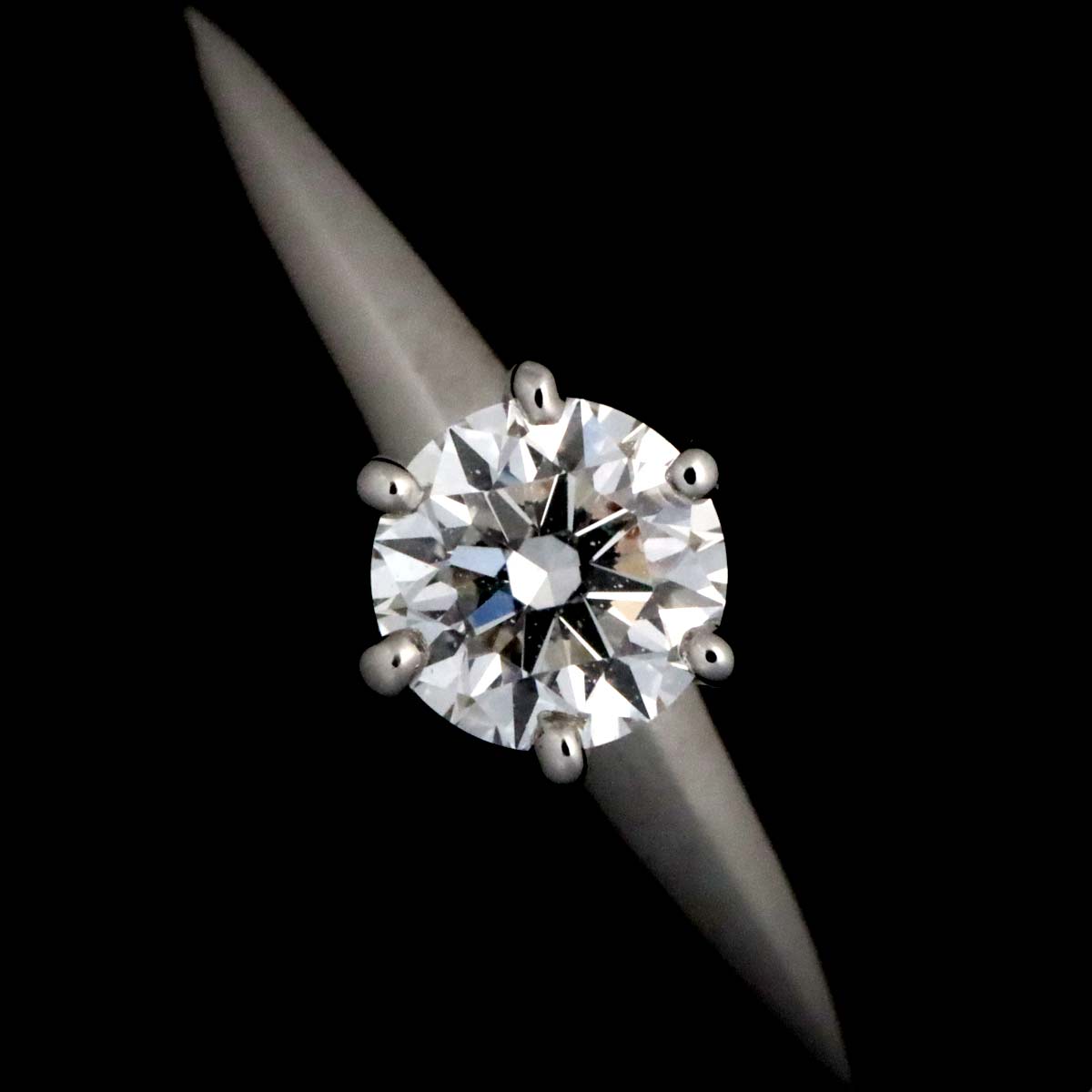 Diamond 0.28ct G/VS1/3EX Ring Platinum Size3.75-4(US)