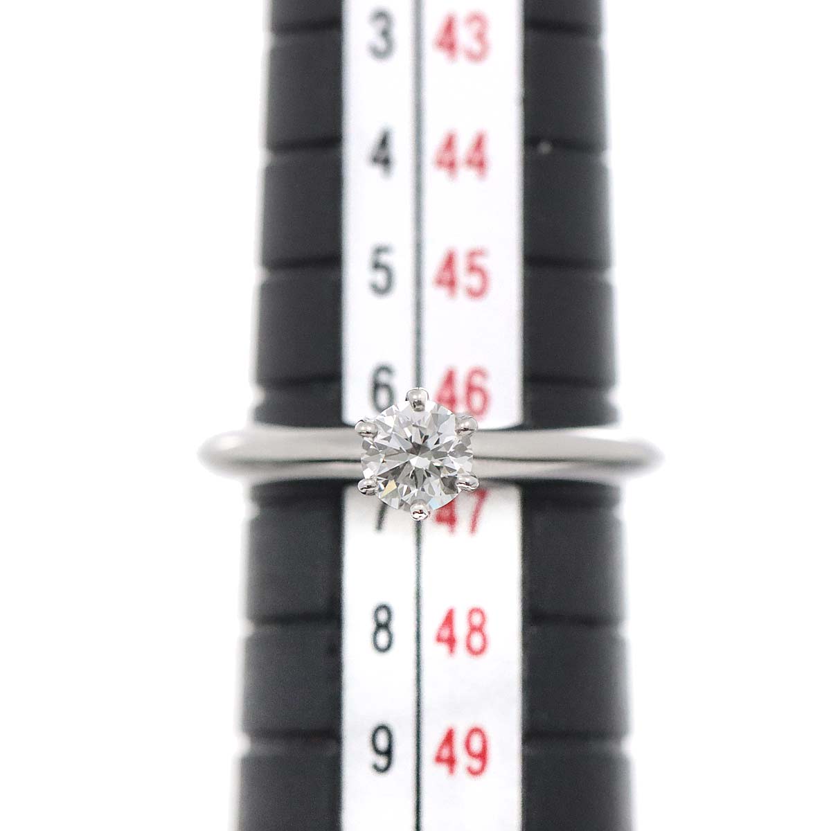 Diamond 0.28ct G/VS1/3EX Ring Platinum Size3.75-4(US)