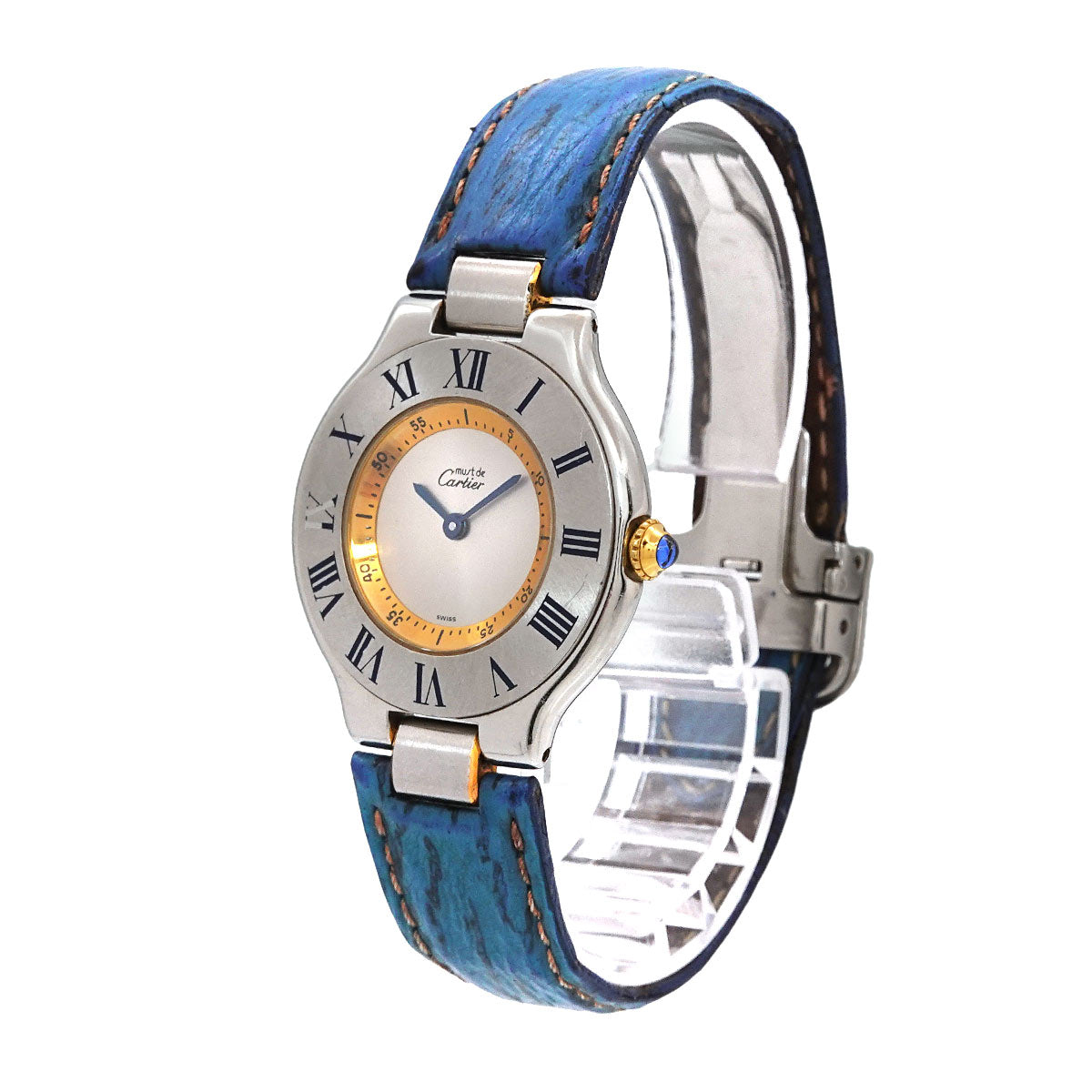 Must 21 Quartz Silver Dial Ladies Wrist Watch