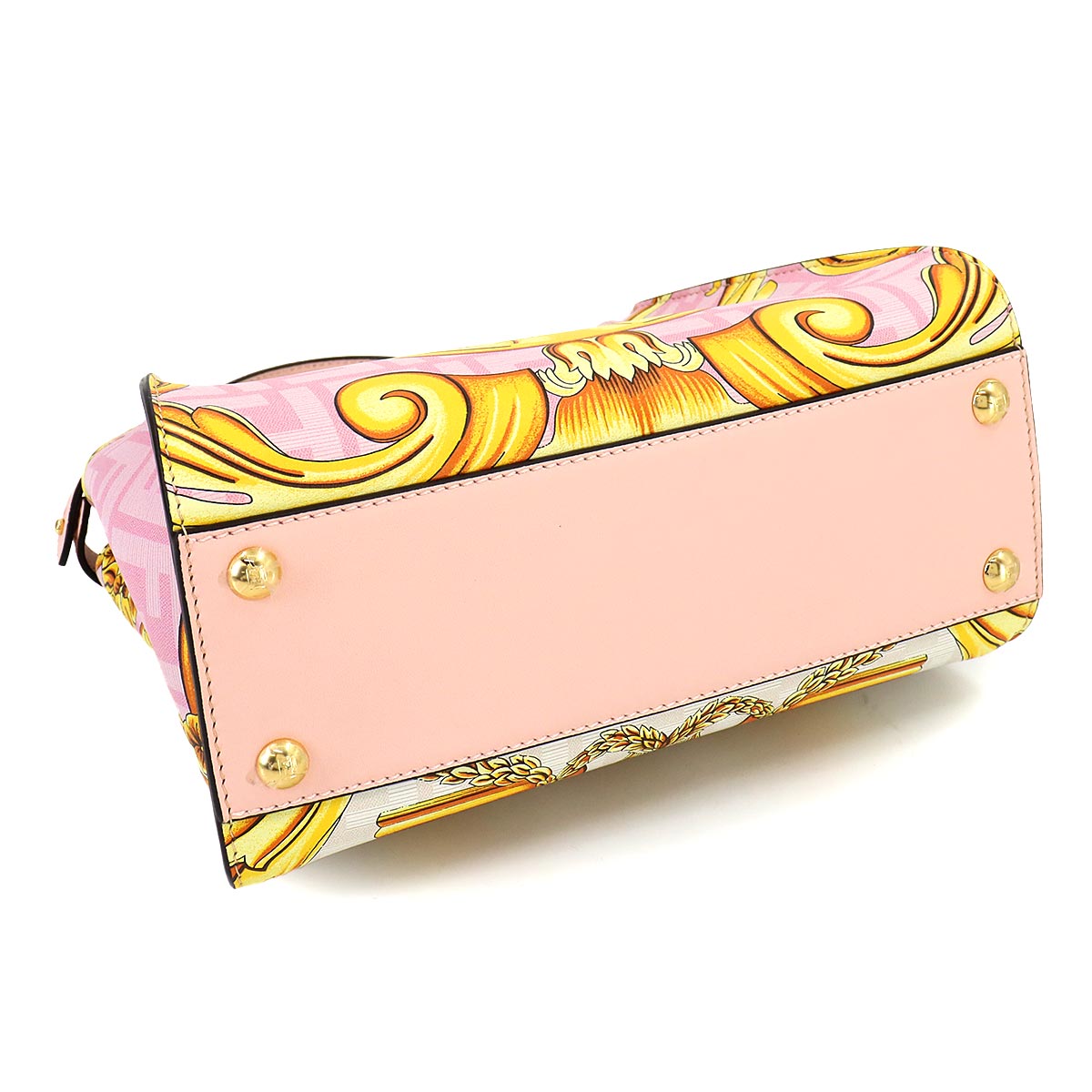 Fendace Peekaboo Hand Shoulder Bag Leather Pink 8BN244 90253953