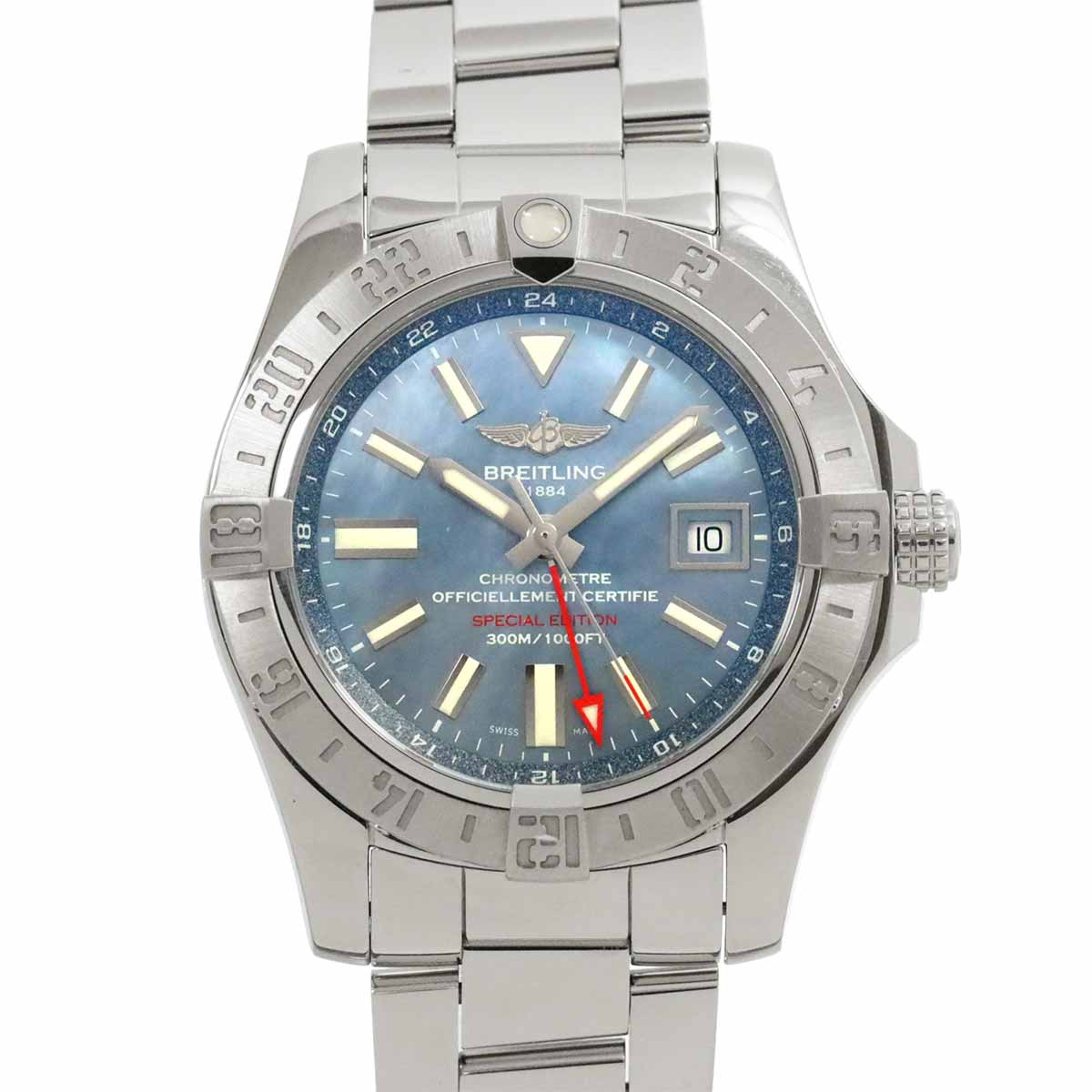 Avenger II GMT A32390 Japan Limited Blue Shell Dial Mens