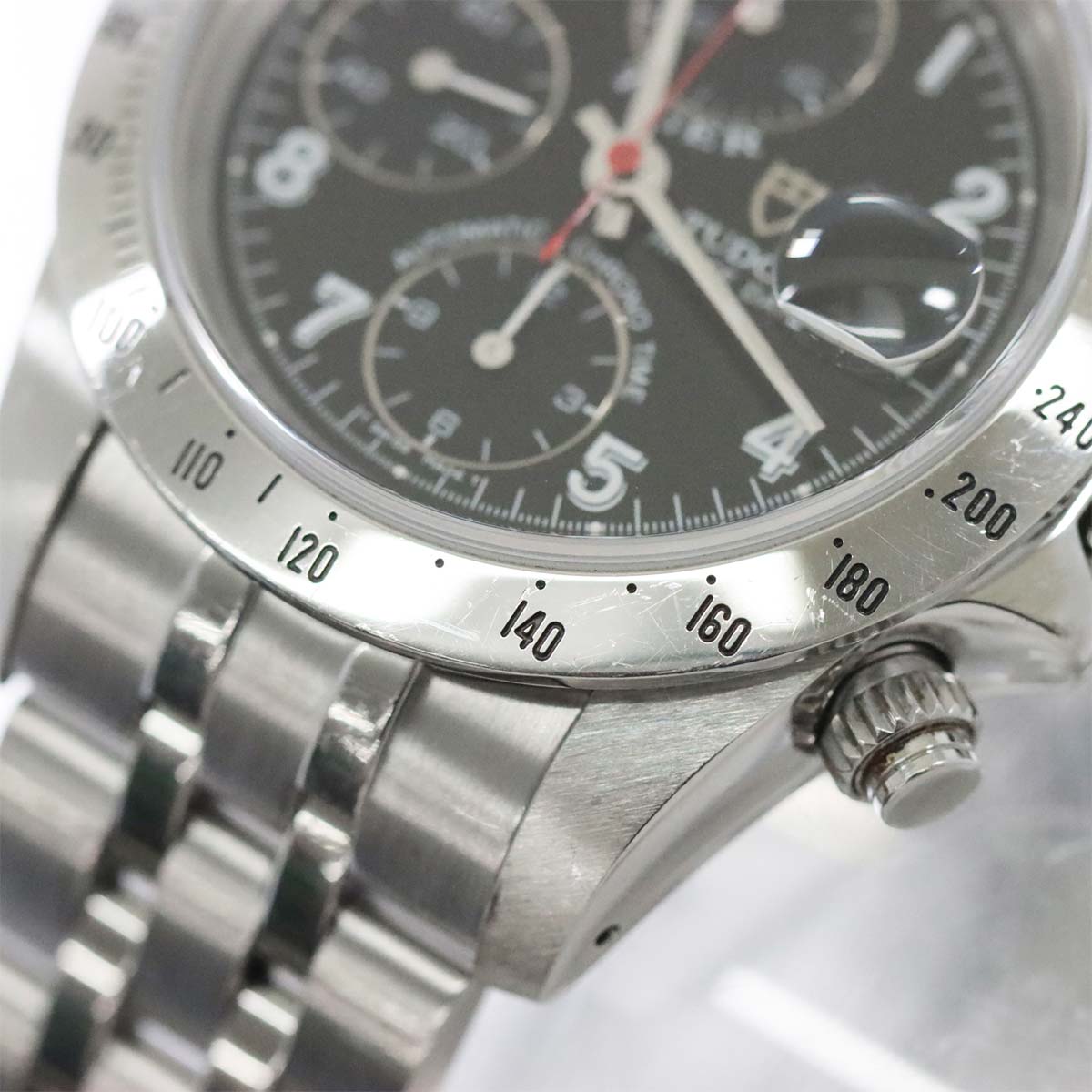 Chrono Time Prince Date 79280 Date Automatic Black Dial Mens