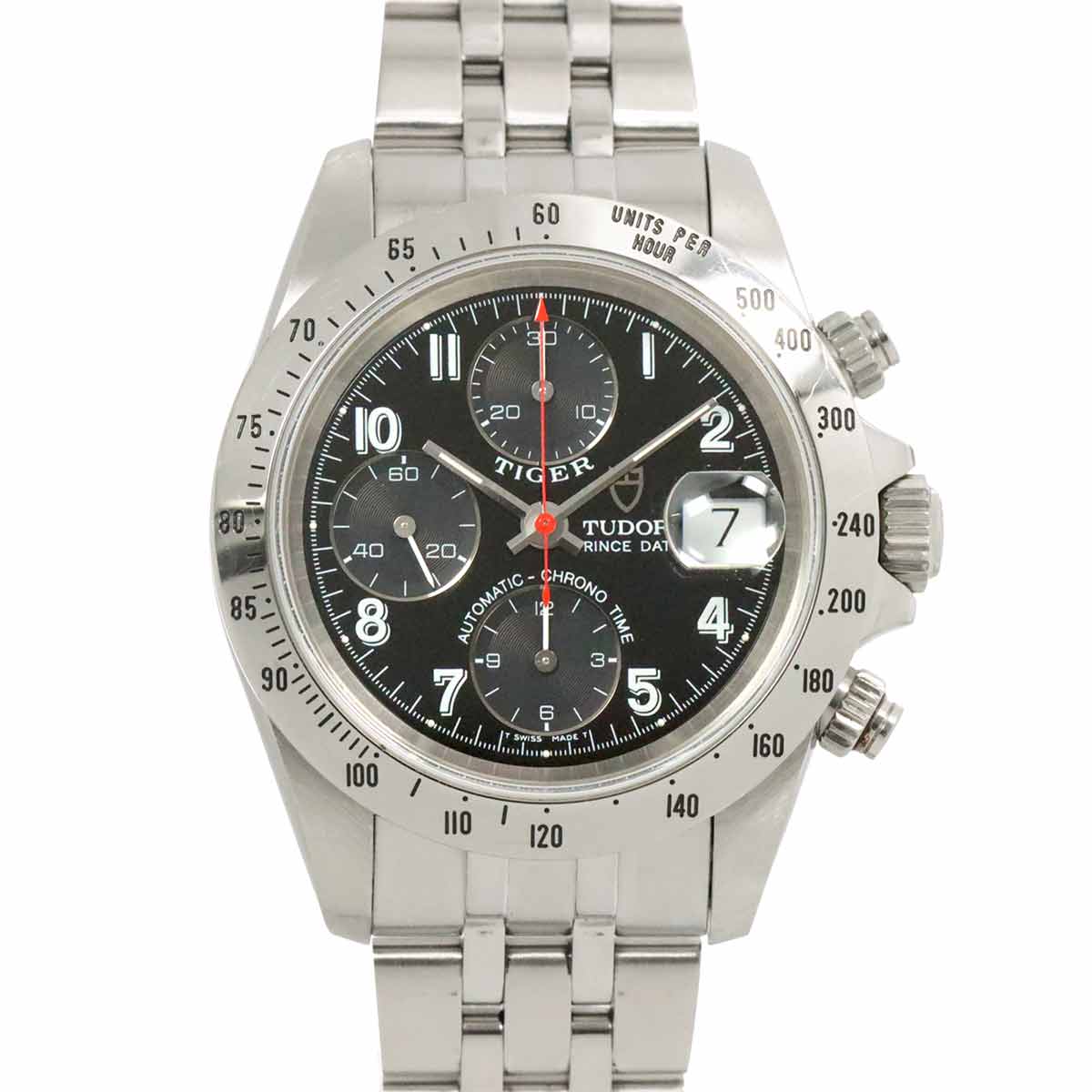 Chrono Time Prince Date 79280 Date Automatic Black Dial Mens