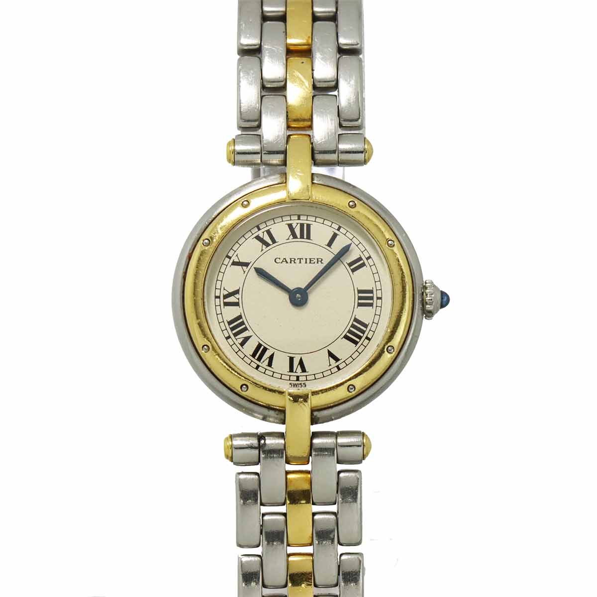 Panthere Vendome One Row SM K18YG Quartz Cream Dial Ladies