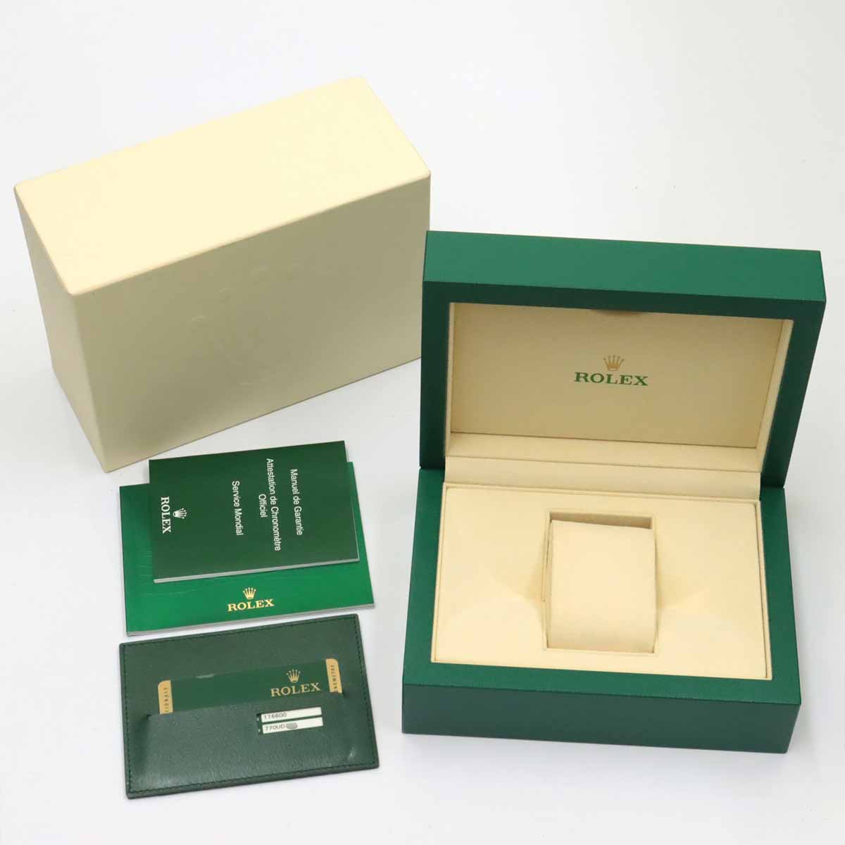 Sea-Dweller 4000 116600 Random Roulette Date Black Dial Mens