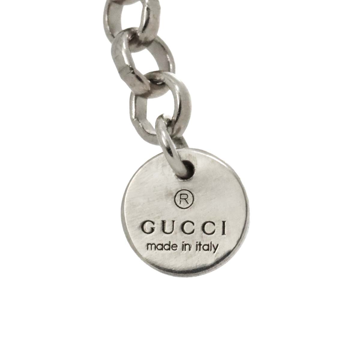 GUCCI Interlocking Necklace SV Silver 925